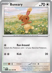 Buneary Phantasmal Flames Common • 083/094 Reverse Holofoil
