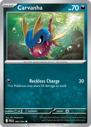 Carvanha Phantasmal Flames Common • 060/094 Reverse Holofoil