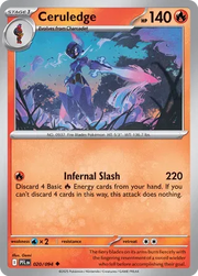 Ceruledge 020/094 · Reverse Holofoil (Phantasmal Flames)