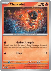 Charcadet Phantasmal Flames Common • 019/094 Reverse Holofoil