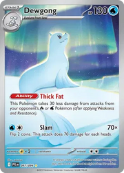 Dewgong Phantasmal Flames Illustration Rare 097/094