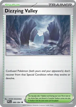 Dizzying Valley Phantasmal Flames Uncommon • 088/094 Reverse Holofoil