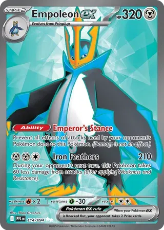 Empoleon ex 114/094 (Phantasmal Flames)