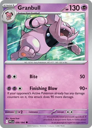 Granbull 038/094 · Reverse Holofoil (Phantasmal Flames)