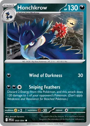 Honchkrow 058/094 · Reverse Holofoil (Phantasmal Flames)