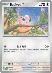 Jigglypuff 076/094 · Reverse Holofoil (Phantasmal Flames)
