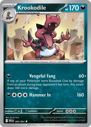 Krookodile Phantasmal Flames Uncommon • 066/094 Reverse Holofoil