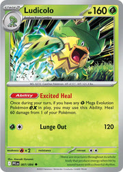 Ludicolo Phantasmal Flames Uncommon • 007/094 Normal