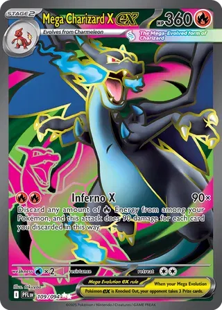 Mega Charizard X ex Phantasmal Flames Ultra Rare 109/094