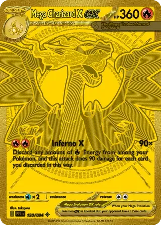 Mega Charizard X ex 130/094 (Phantasmal Flames)