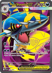 Mega Sharpedo ex 113/094 · Holofoil (Phantasmal Flames)