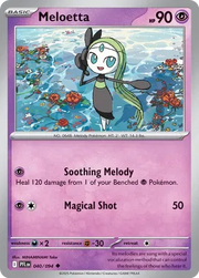 Meloetta Phantasmal Flames Uncommon • 040/094 Reverse Holofoil