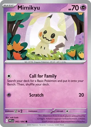 Mimikyu 042/094 · Normal (Phantasmal Flames)