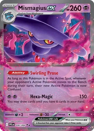 Mismagius ex 036/094 (Phantasmal Flames)