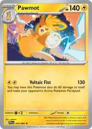 Pawmot 034/094 · Holofoil (Phantasmal Flames)