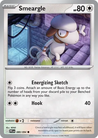 Smeargle 080/094 Phantasmal Flames Common