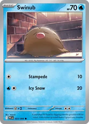 Swinub 023/094 · Reverse Holofoil (Phantasmal Flames)