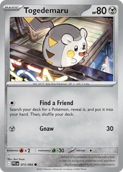 Togedemaru 073/094 · Reverse Holofoil (Phantasmal Flames)