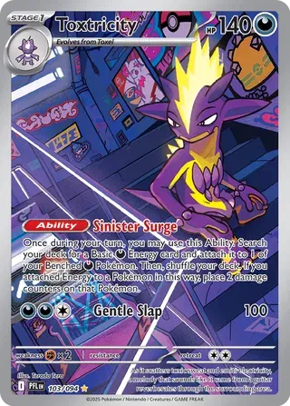 Pokémon Toxtricity Phantasmal Flames Illustration Rare 103/094