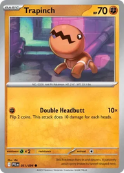 Trapinch Phantasmal Flames Common • 051/094 Reverse Holofoil