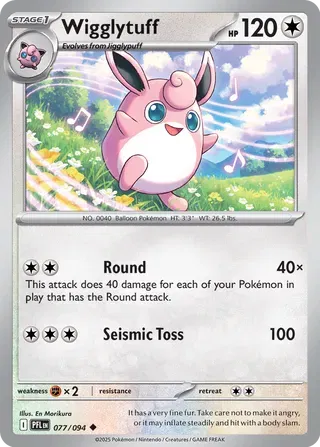 Wigglytuff 077/094 Reverse Holo (Phantasmal Flames)