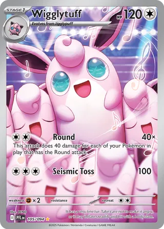 Wigglytuff 105/094 · Holofoil (Phantasmal Flames)