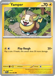 Yamper Phantasmal Flames Common • 030/094 Reverse Holofoil