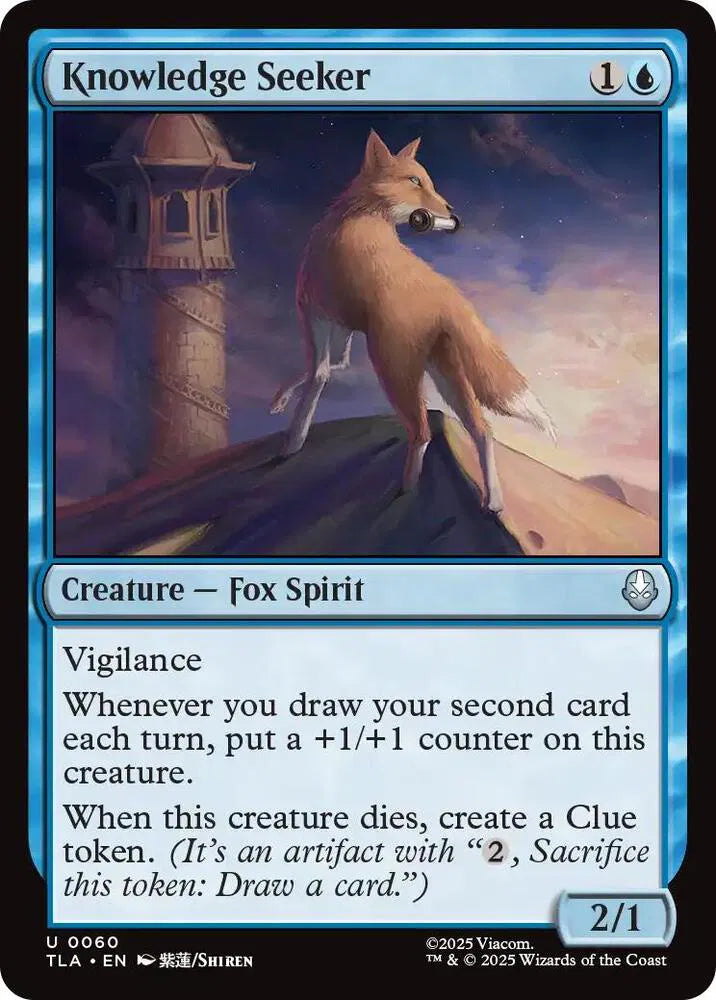 Magic The Gathering Avatar: The Last Airbender Knowledge Seeker U 60
