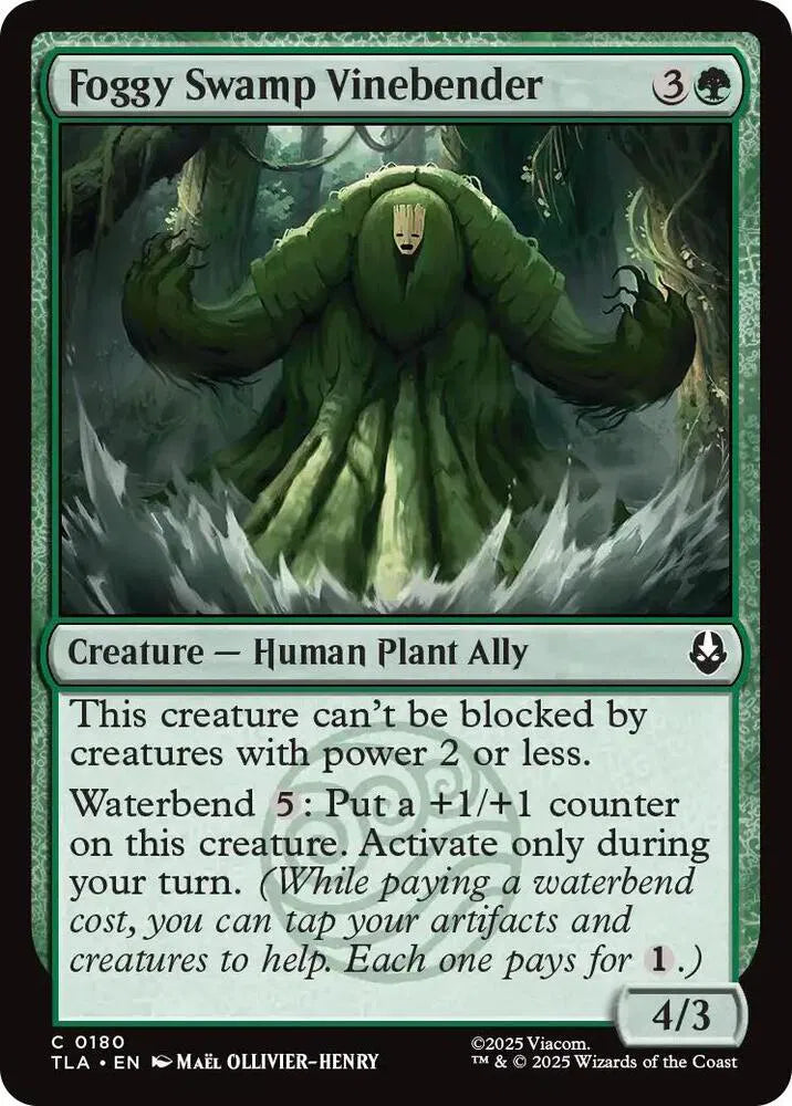 Magic The Gathering Avatar: The Last Airbender Foggy Swamp Vinebender C 180