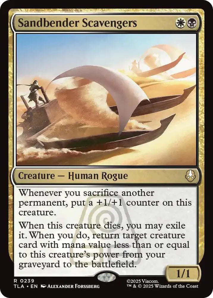 Magic The Gathering Avatar: The Last Airbender Sandbender Scavengers R 239