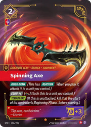 Spinning Axe 186/221 (Spiritforged)