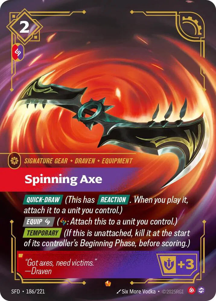 Spinning Axe 186/221 (Spiritforged)