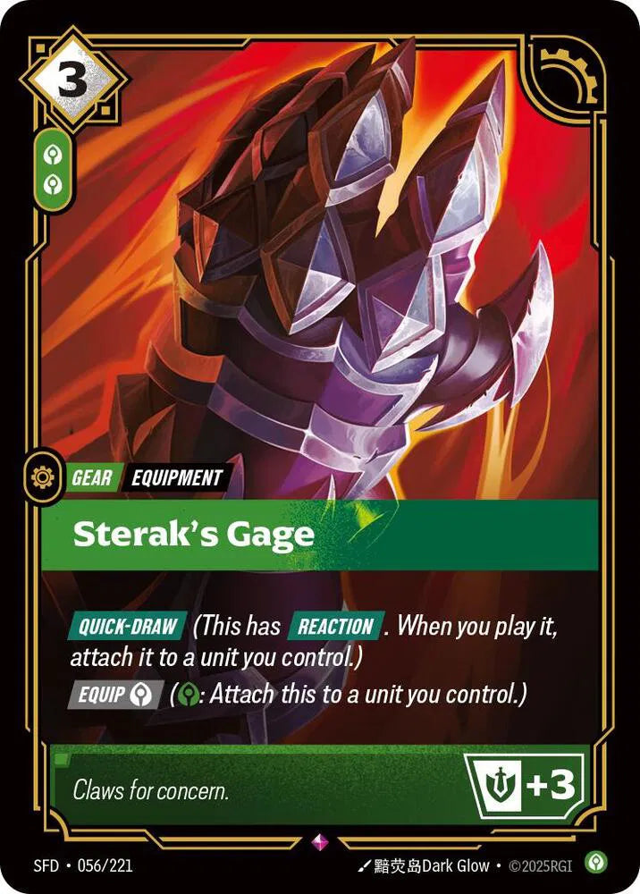 Sterak's Gage 056/221 (Spiritforged)