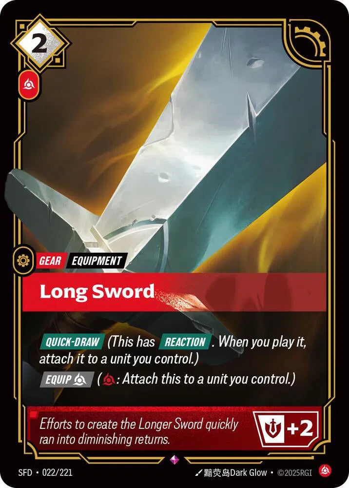 Long Sword 022/221 (Spiritforged)