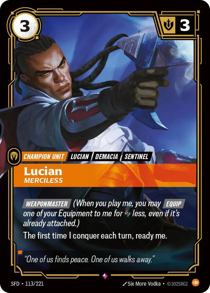 Lucian - Merciless 113/221 (Spiritforged)