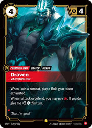 Draven - Vanquisher (Alternate Art) 020a/221 (Spiritforged)