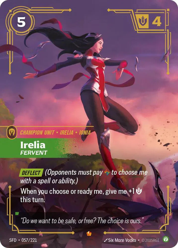 Irelia - Fervent 057/221 (Spiritforged)