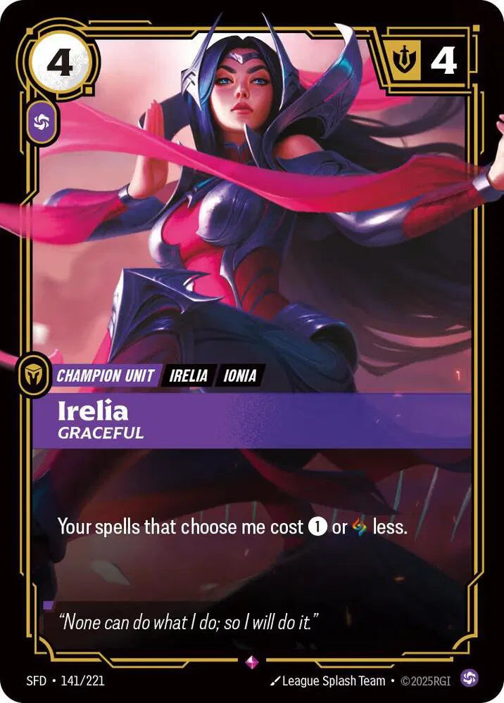 Irelia - Graceful 141/221 (Spiritforged)