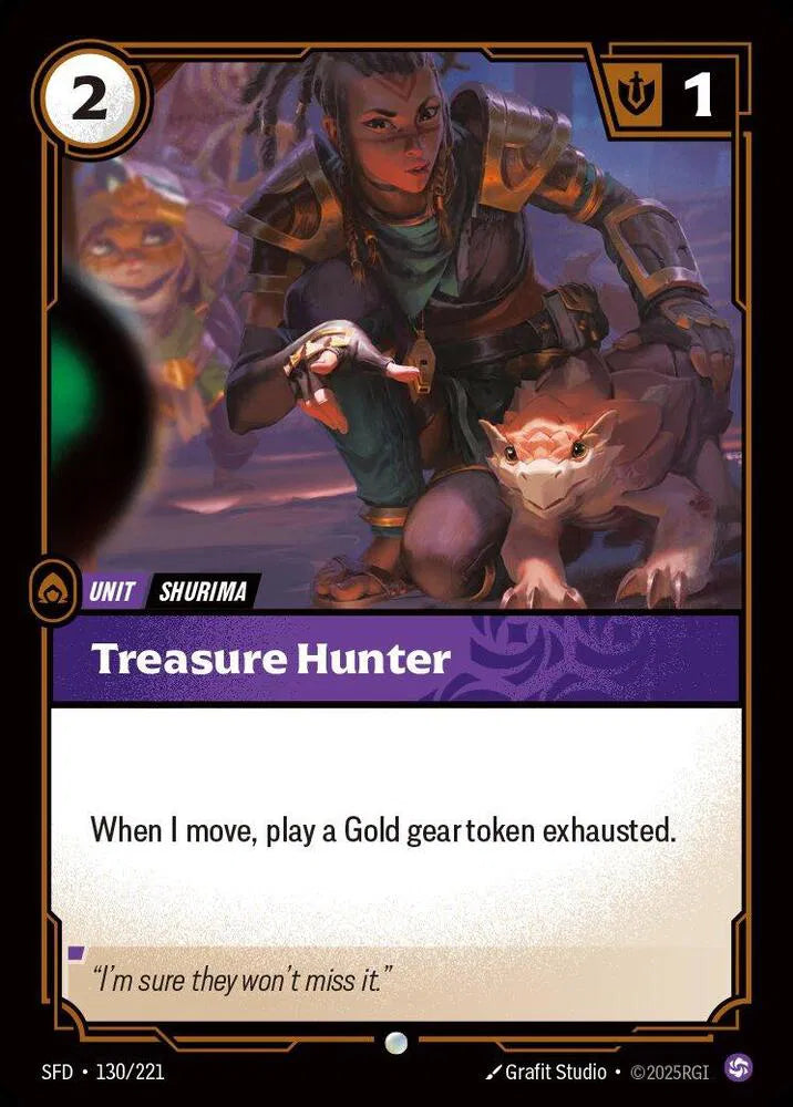 Treasure Hunter 130/221 · Normal (Spiritforged)