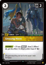 Unsung Hero 167/221 · Normal (Spiritforged)
