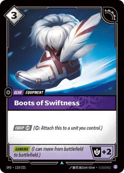 Boots of Swiftness 133/221 · Normal (Spiritforged)
