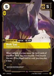 Rek'Sai - Swarm Queen 170/221 (Spiritforged)