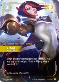 Fiora - Worthy 180/221 (Spiritforged)