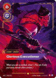 Draven - Glorious Executioner (Overnumbered) 242/221 · Foil (Spiritforged)