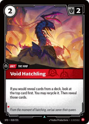 Void Hatchling 018/221 · Normal (Spiritforged)