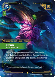 Ornn - Blacksmith (Alternate Art) 058a/221 (Spiritforged)