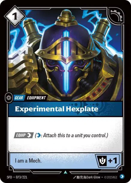 Experimental Hexplate 073/221 · Normal (Spiritforged)