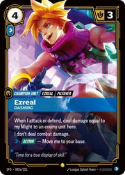 Ezreal - Dashing (Alternate Art) 082a/221 (Spiritforged)