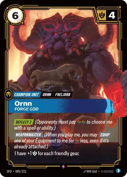 Ornn - Forge God 085/221 (Spiritforged)