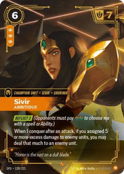 Sivir - Ambitious 120/221 (Spiritforged)
